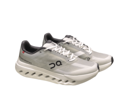 Zapatilla On Cloud Surfer gris claro y verde