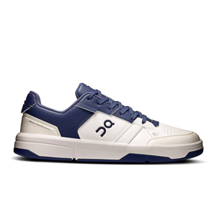 Tenis On Cloud THE ROGER Blanco con zapatos azules